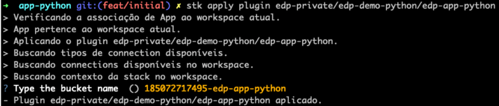 Imagem do conteúdo sobre Plataforma de desenvolvimento, onde há uma tela que mostra o Plugin que gera o Python de exemplo.